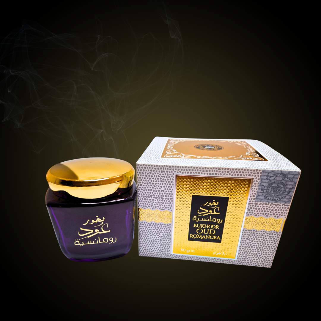 Bakhoor Oud Romancea – Luxuriöses Räucherwerk (80g)